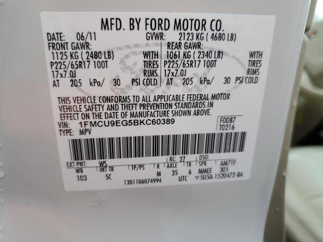 Photo 12 VIN: 1FMCU9EG5BKC60389 - FORD ESCAPE LIM 