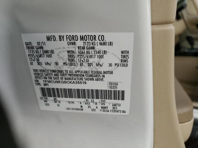 Photo 12 VIN: 1FMCU9EG5CKA35519 - FORD ESCAPE 