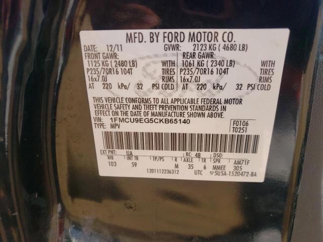 Photo 12 VIN: 1FMCU9EG5CKB65140 - FORD ESCAPE LIM 