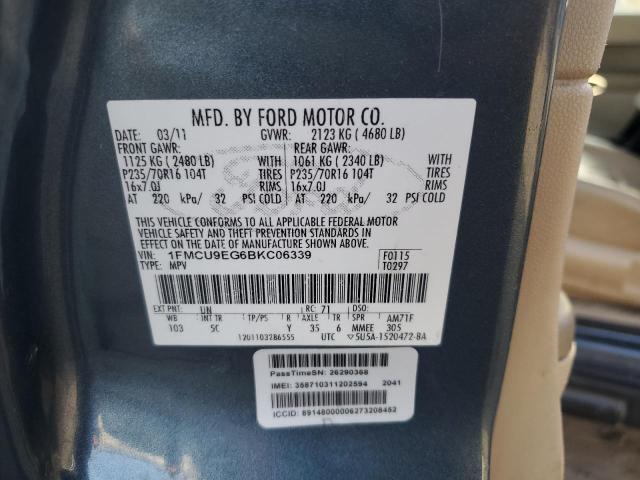 Photo 12 VIN: 1FMCU9EG6BKC06339 - FORD ESCAPE LIM 