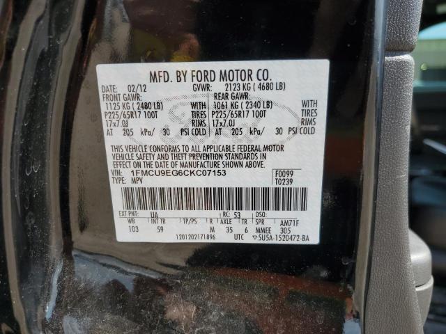 Photo 12 VIN: 1FMCU9EG6CKC07153 - FORD ESCAPE 