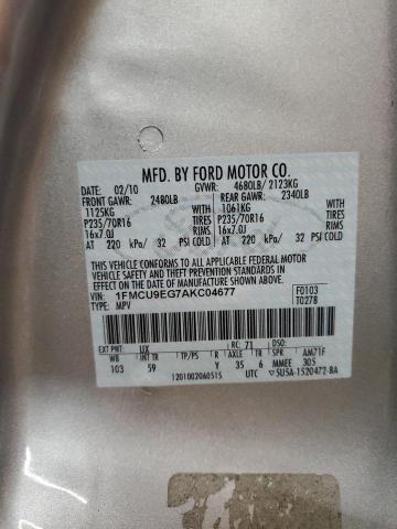 Photo 12 VIN: 1FMCU9EG7AKC04677 - FORD ESCAPE LIM 