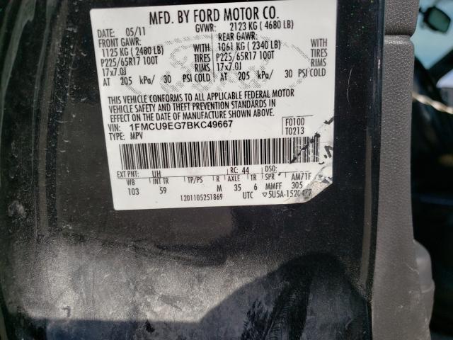 Photo 9 VIN: 1FMCU9EG7BKC49667 - FORD ESCAPE LIM 