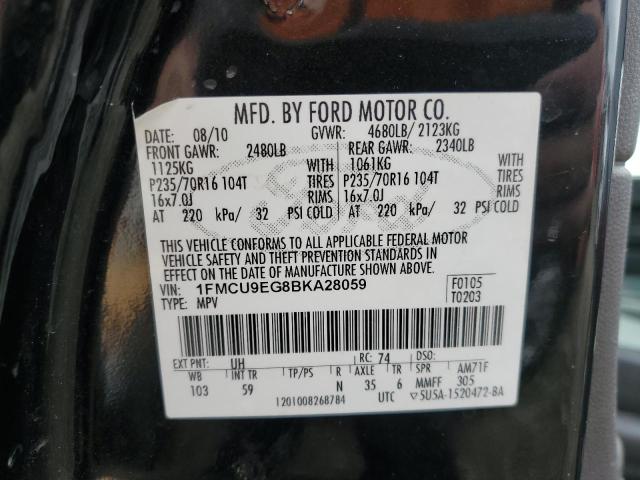 Photo 9 VIN: 1FMCU9EG8BKA28059 - FORD ESCAPE LIM 