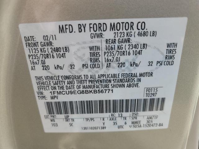 Photo 12 VIN: 1FMCU9EG8BKB56771 - FORD ESCAPE 