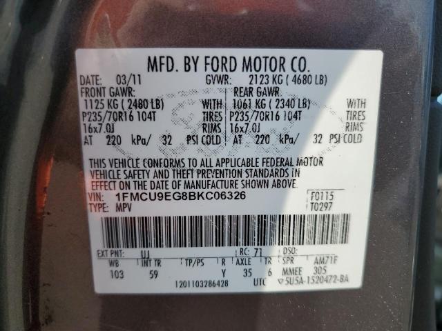 Photo 13 VIN: 1FMCU9EG8BKC06326 - FORD ESCAPE LIM 