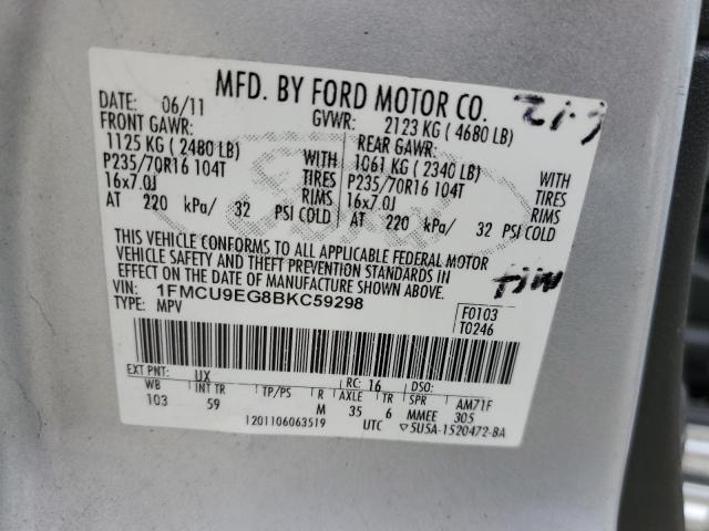 Photo 12 VIN: 1FMCU9EG8BKC59298 - FORD ESCAPE LIM 