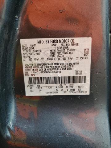 Photo 12 VIN: 1FMCU9EG8BKC64615 - FORD ESCAPE 