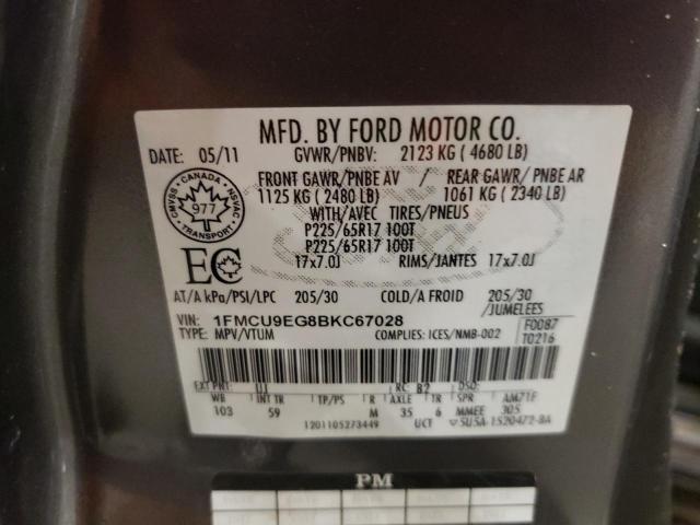 Photo 12 VIN: 1FMCU9EG8BKC67028 - FORD ESCAPE LIM 