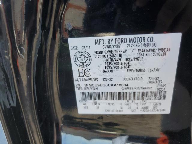 Photo 11 VIN: 1FMCU9EG8CKA18004 - FORD ESCAPE LIM 