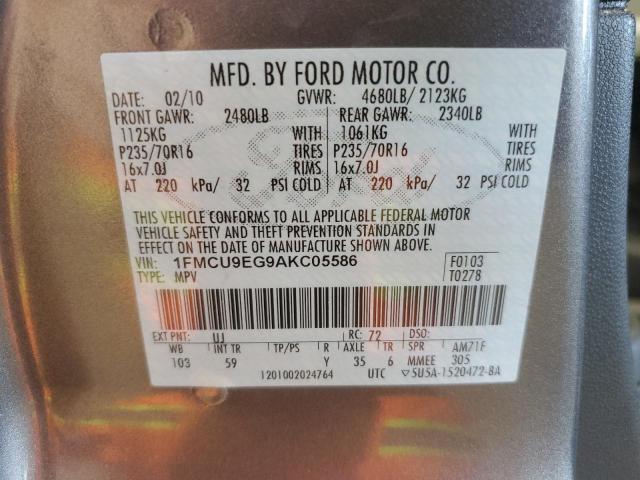 Photo 9 VIN: 1FMCU9EG9AKC05586 - FORD ESCAPE LIM 