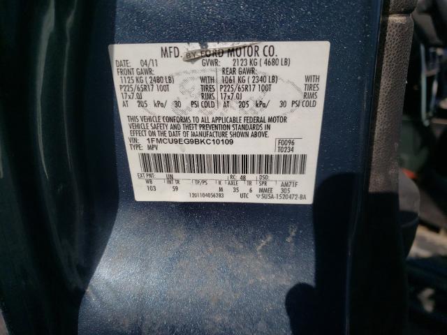 Photo 9 VIN: 1FMCU9EG9BKC10109 - FORD ESCAPE LIM 