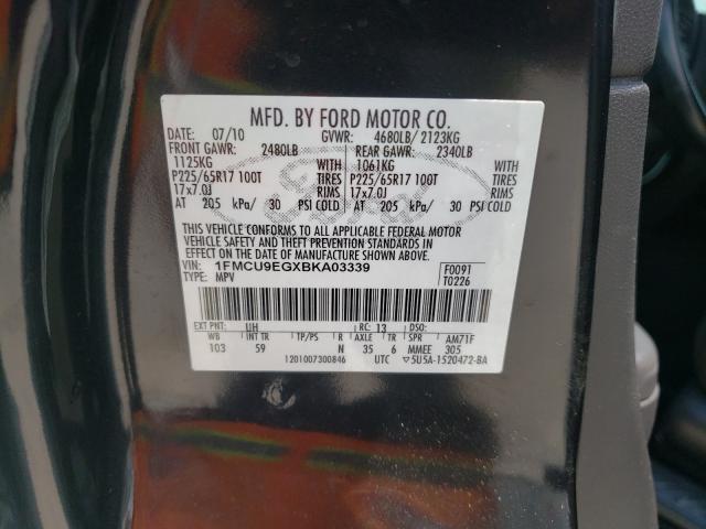 Photo 9 VIN: 1FMCU9EGXBKA03339 - FORD ESCAPE LIM 