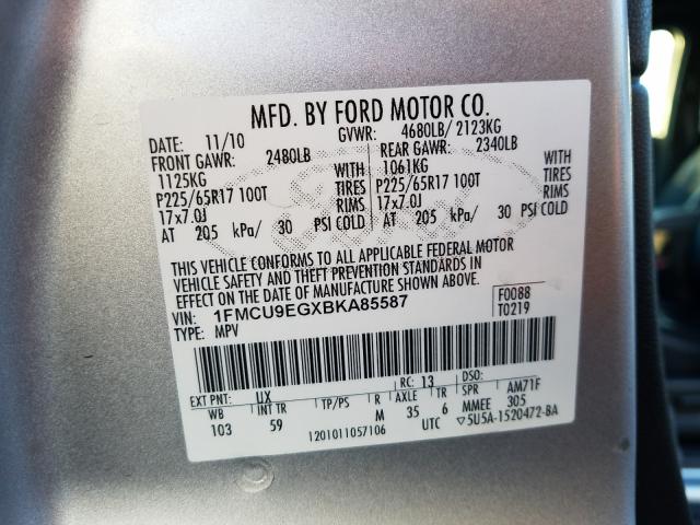 Photo 9 VIN: 1FMCU9EGXBKA85587 - FORD ESCAPE LIM 