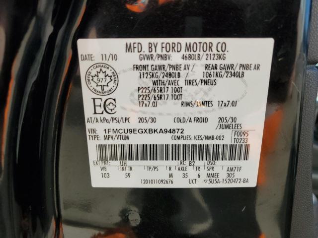 Photo 12 VIN: 1FMCU9EGXBKA94872 - FORD ESCAPE 