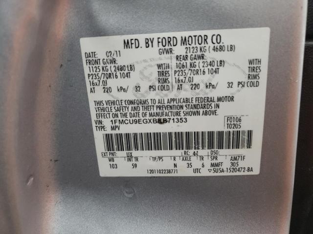 Photo 12 VIN: 1FMCU9EGXBKB71353 - FORD ESCAPE LIM 