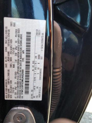 Photo 11 VIN: 1FMCU9F63MUA02949 - FORD ESCAPE 