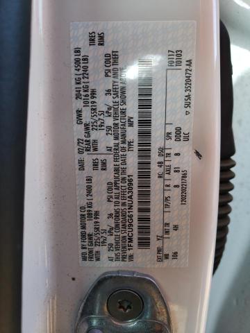 Photo 12 VIN: 1FMCU9G61NUA30961 - FORD ESCAPE 