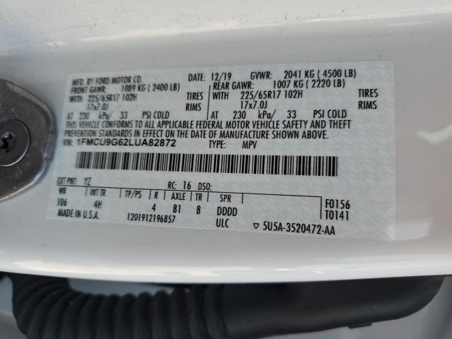 Photo 13 VIN: 1FMCU9G62LUA82872 - FORD ESCAPE 