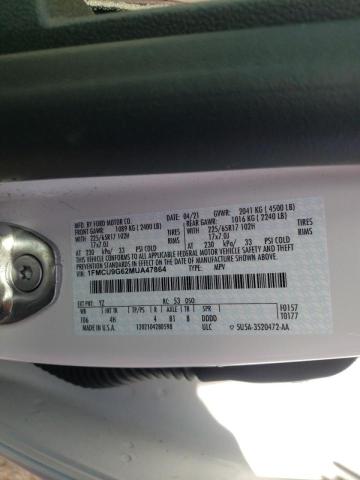 Photo 9 VIN: 1FMCU9G62MUA47864 - FORD ESCAPE SE 