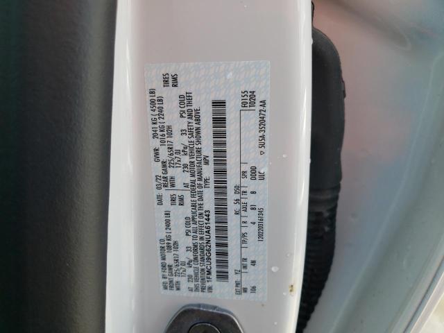 Photo 9 VIN: 1FMCU9G62NUA61443 - FORD ESCAPE 