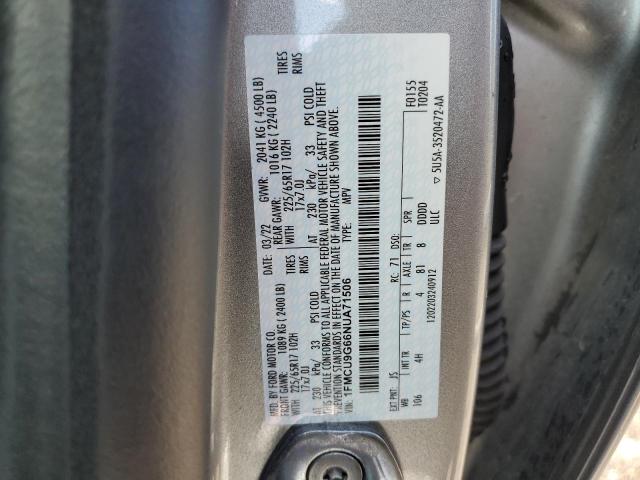 Photo 12 VIN: 1FMCU9G66NUA71506 - FORD ESCAPE SE 