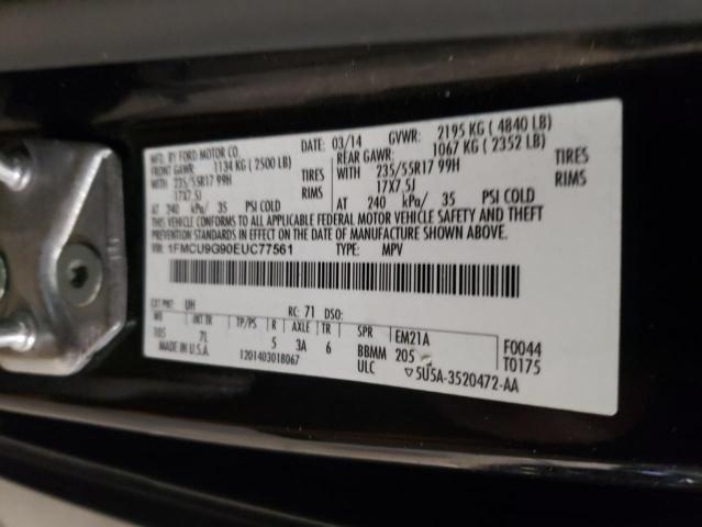 Photo 11 VIN: 1FMCU9G90EUC77561 - FORD ESCAPE 