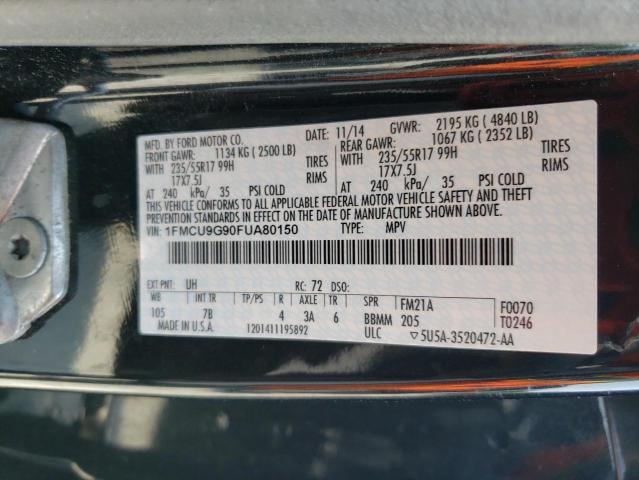 Photo 13 VIN: 1FMCU9G90FUA80150 - FORD ESCAPE SE 