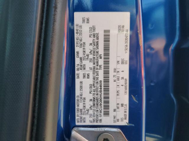 Photo 12 VIN: 1FMCU9G90HUB44609 - FORD ESCAPE SE 