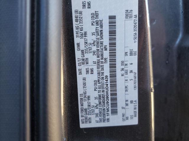 Photo 12 VIN: 1FMCU9G90HUD41439 - FORD ESCAPE SE 