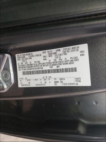 Photo 9 VIN: 1FMCU9G91EUD38724 - FORD ESCAPE SE 