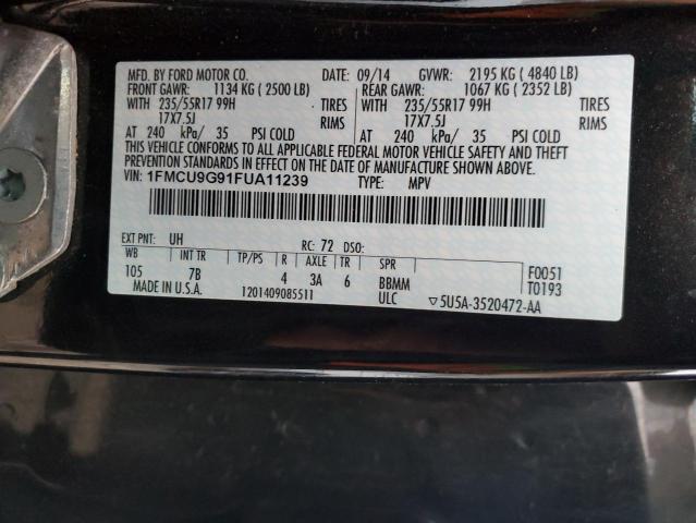 Photo 12 VIN: 1FMCU9G91FUA11239 - FORD ESCAPE SE 