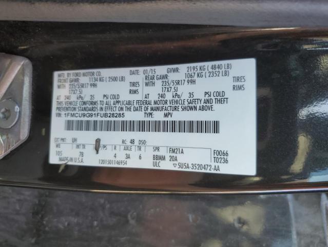 Photo 12 VIN: 1FMCU9G91FUB28285 - FORD ESCAPE SE 