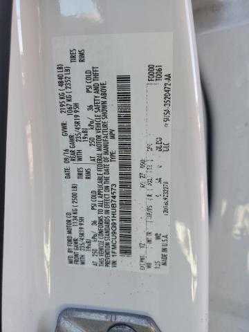 Photo 12 VIN: 1FMCU9G91HUB74573 - FORD ESCAPE SE 