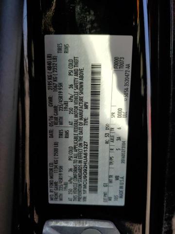 Photo 13 VIN: 1FMCU9G92HUA61327 - FORD ESCAPE SE 