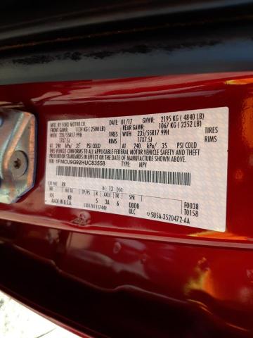 Photo 9 VIN: 1FMCU9G92HUC83558 - FORD ESCAPE SE 