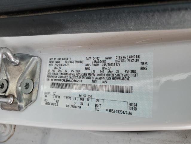 Photo 11 VIN: 1FMCU9G92HUD66293 - FORD ESCAPE 