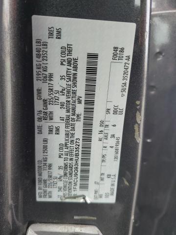 Photo 12 VIN: 1FMCU9G93HUB35273 - FORD ESCAPE 