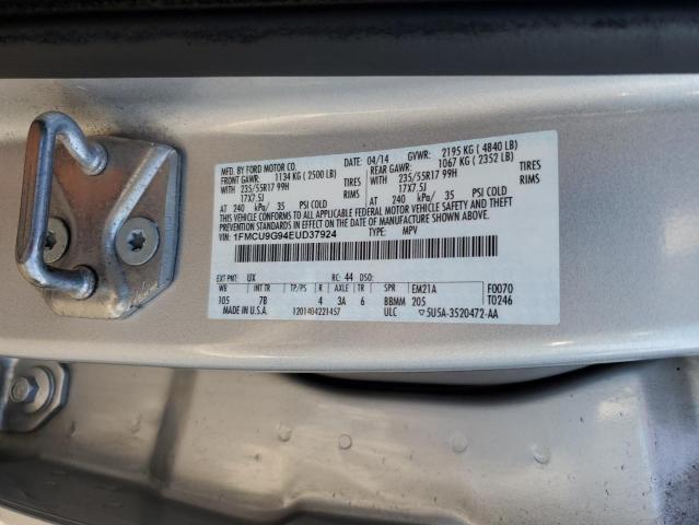 Photo 12 VIN: 1FMCU9G94EUD37924 - FORD ESCAPE 