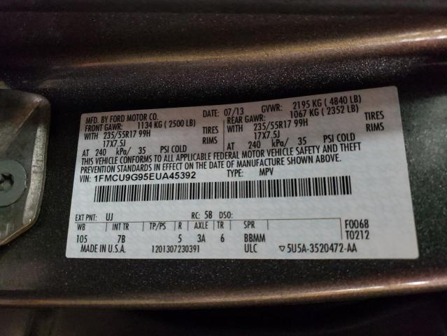 Photo 12 VIN: 1FMCU9G95EUA45392 - FORD ESCAPE SE 