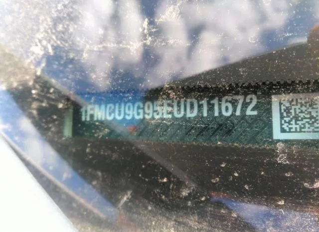 Photo 8 VIN: 1FMCU9G95EUD11672 - FORD ESCAPE 