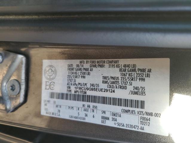 Photo 12 VIN: 1FMCU9G95EUE29124 - FORD ESCAPE SE 