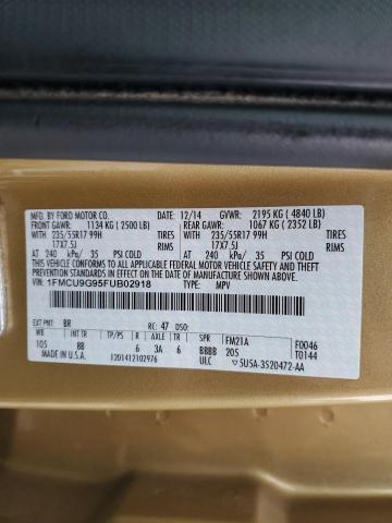 Photo 11 VIN: 1FMCU9G95FUB02918 - FORD ESCAPE 