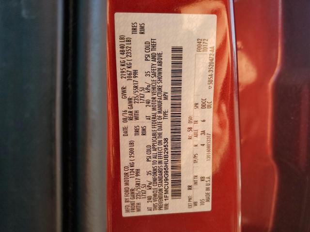 Photo 12 VIN: 1FMCU9G95HUB29538 - FORD ESCAPE 