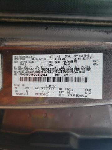 Photo 11 VIN: 1FMCU9G96DUB89662 - FORD ESCAPE SE 