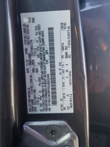 Photo 9 VIN: 1FMCU9G97DUB93266 - FORD ESCAPE SE 