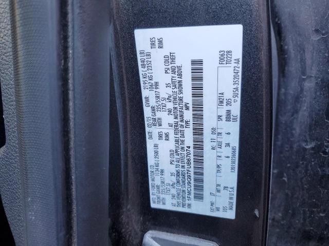 Photo 12 VIN: 1FMCU9G97FUB67074 - FORD ESCAPE SE 