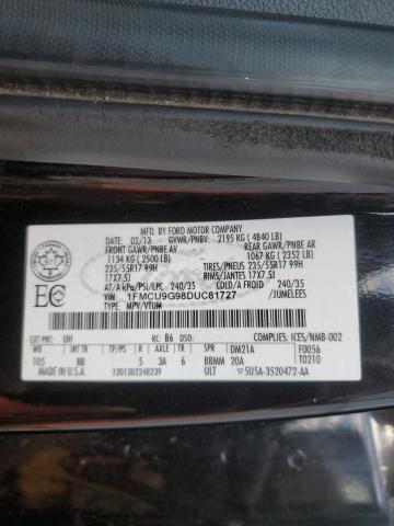 Photo 13 VIN: 1FMCU9G98DUC81727 - FORD ESCAPE 