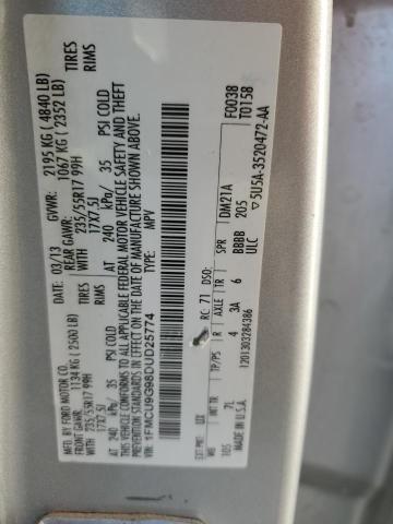 Photo 13 VIN: 1FMCU9G98DUD25774 - FORD ESCAPE SE 