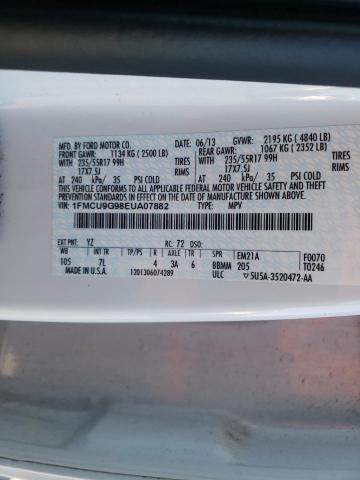 Photo 9 VIN: 1FMCU9G98EUA07882 - FORD ESCAPE SE 